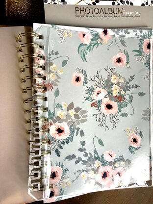 Webster's Pages Snap-In Album Pouch Small - 6"X8" Zipper Pouch