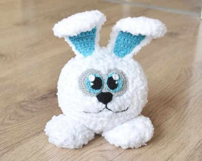 Bunny Amigurumi. Crochet Rabbit. Bunny Ball Toy. Easter Pattern