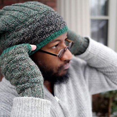 Creel Cap, Mitts, and Cowl - knitting pattern