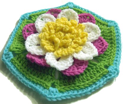 Water Lily Hexagon