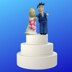 CAKE TOPPER BRIDE AND GROOM