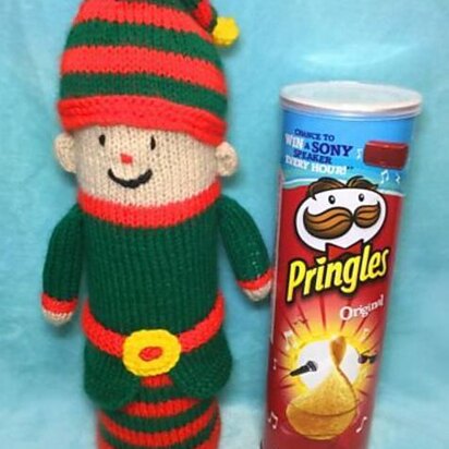 Elf Pringles Holder