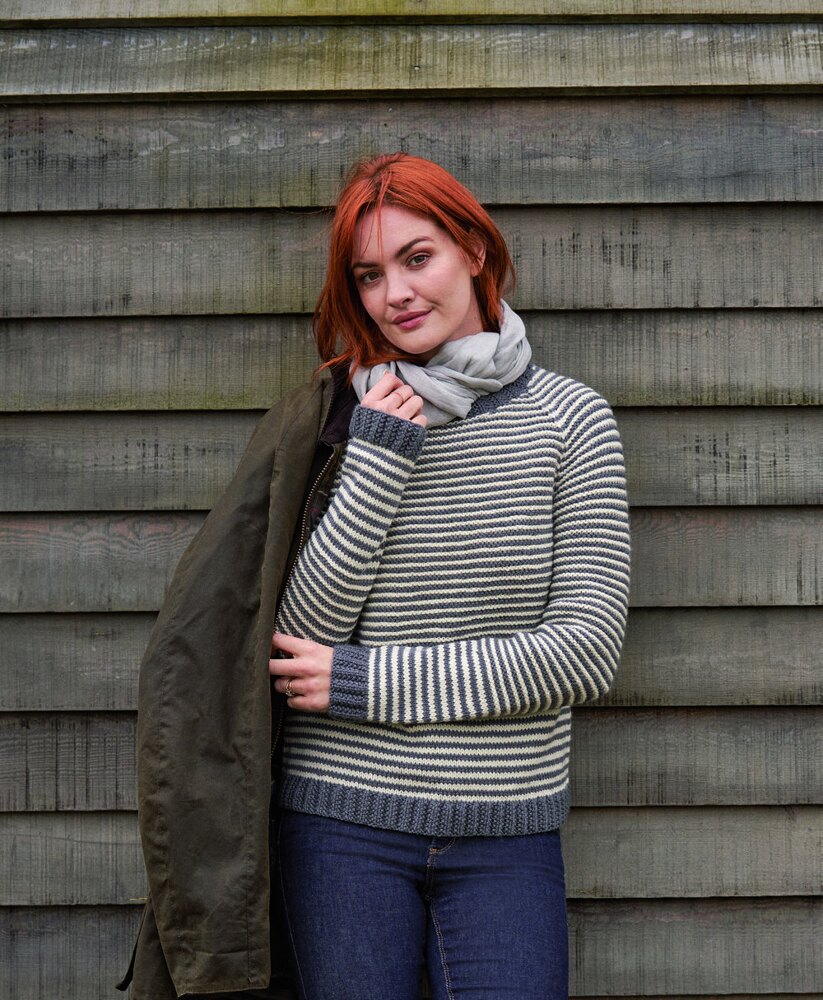 Rowan Pebble Rib Scarf Pitta In Rowan Pebble Island ZB345-00004