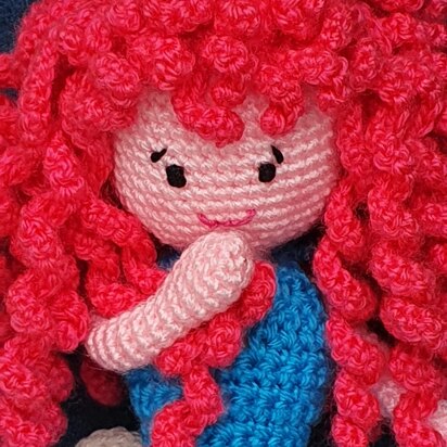 Ruby crochet dolly