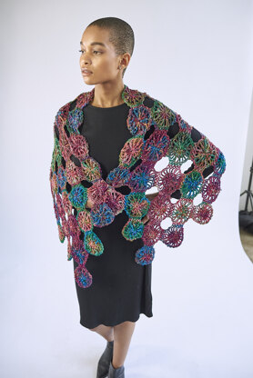 Rue Shawl in Berroco Sesame - Downloadable PDF