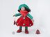 Turquoise and Scarlet outfit  for 13-14 inch dolls