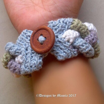 Crochet Cuff Bracelet Pattern Four Braided Jewelry