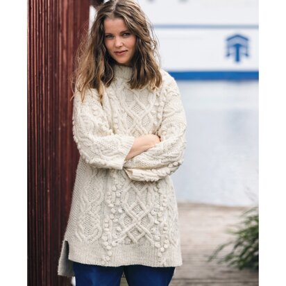 Venny Cabled Tunic in Novita Natura - Downloadable PDF