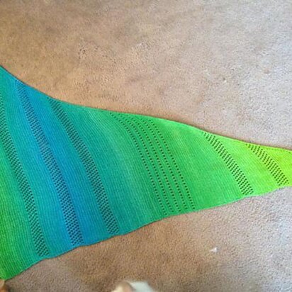 Palate Cleanser Shawl - knitting pattern
