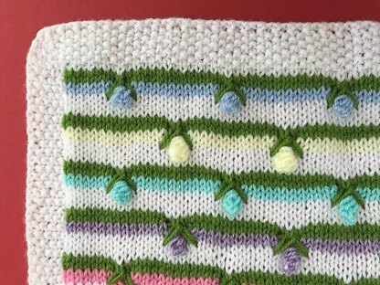 Flower Garden baby blanket