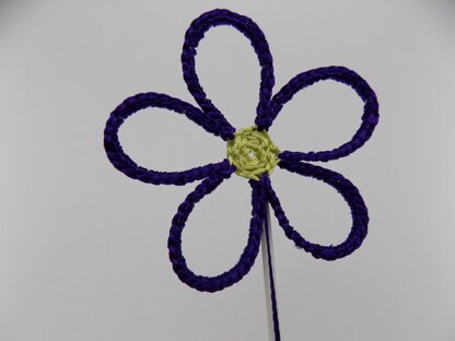 Recycled Crochet Daisy Flowers