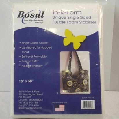 Bosal Single Sided Fusible In-R-Form
