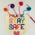 Stay Home Stay Safe Pendant