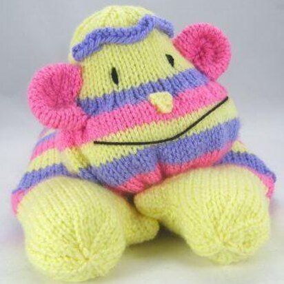 Monkey Pyjama Case - knitting pattern