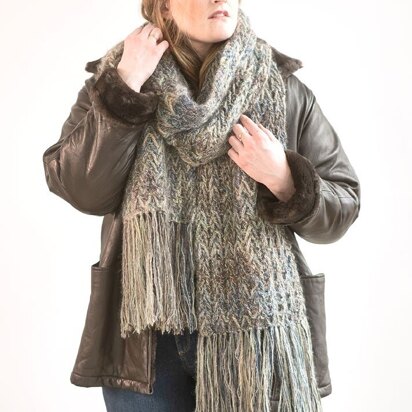 Avoca Scarf in Berroco Tiramisu - Downloadable PDF