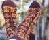 Mabon Leaves Socks