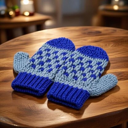 Crochet Women’s Mitten Pattern – Adult Gloves PDF