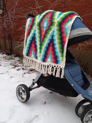 Modern Bohemian Baby Blanket