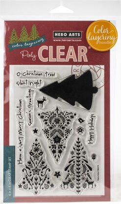 Hero Arts Clear Stamp & Die Combo - Nordic Tree