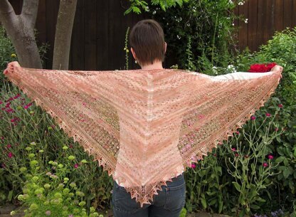 Blackberry Mist Shawl