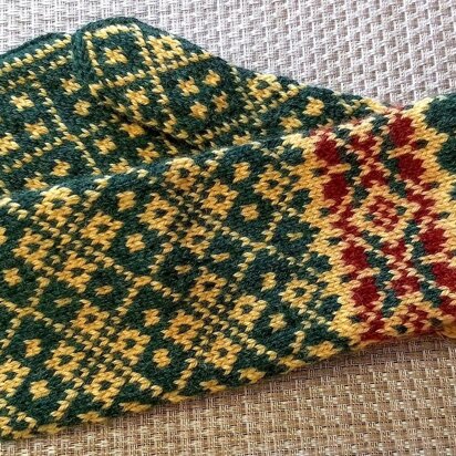 "Sunburst" Mittens