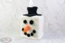 Snowman Head Tissue Box Cover