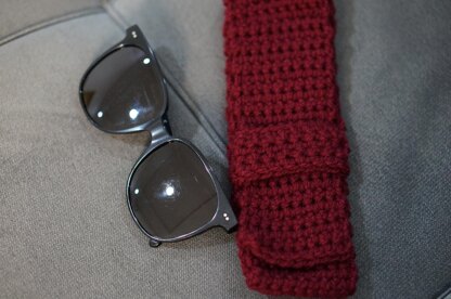 Sunglasses case crochet pattern