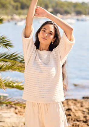 Lustre Top in MODE at Rowan Cotton DK - Downloadable PDF