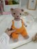 Spring teddy bear knitting pattern