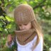 Lace hat/cowl set