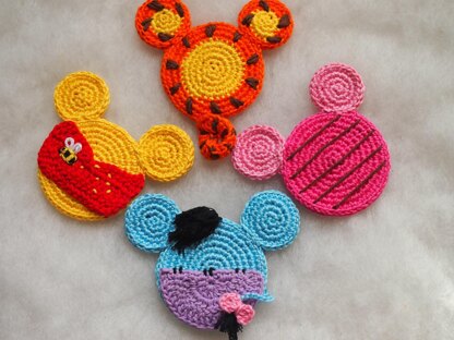 Tigger, Eeyore, Piglet and Winnie the Pooh