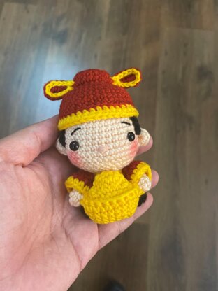 Fortune mini-God amigurumi