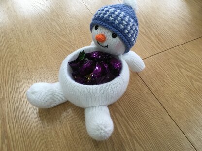 Snowman Sweet Dish