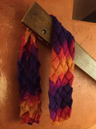 Entrelac Scarf