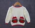 Christmas Robins Jumper (13) to fit from birth to 3 years old