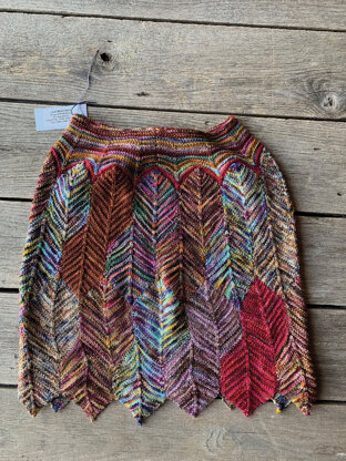 Koigu Fall Leaves Skirt PDF