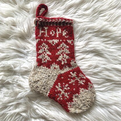 Little Advent Hope Stocking