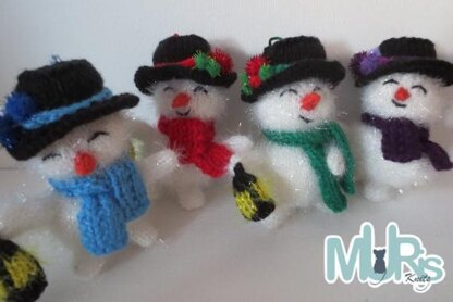 Christmas Caroler Snowmen Ornament