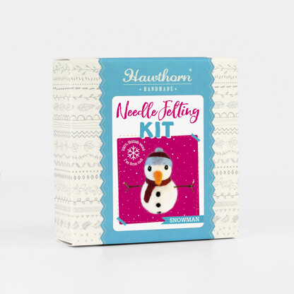 Hawthorn Handmade Snowman Mini Needle Felting Kit