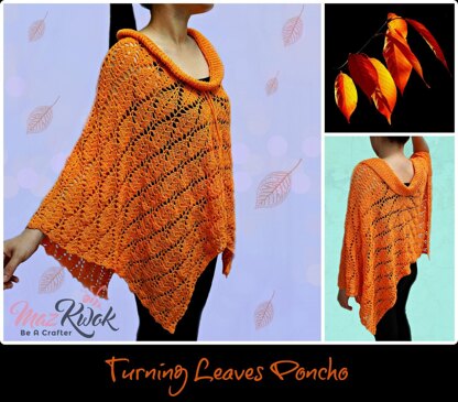 Turning Leaves Poncho