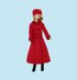 Barbie: Kate M style red coat, hat & boots