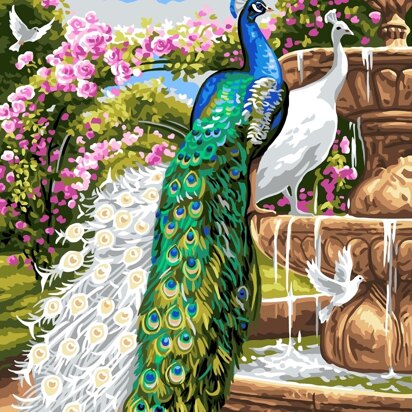 Grafitec Peacock Paradise Tapestry Kit - 50cm x 70cm