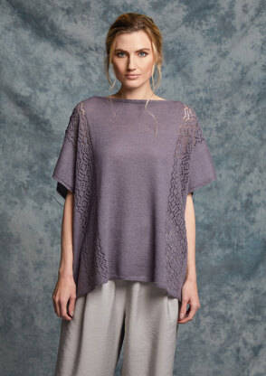 Okra Poncho in Rowan Fine Lace - ZB298-00005-DE - Downloadable PDF