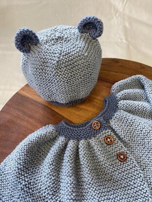 Bear Ears Cardigan Set