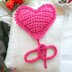 Heart Bookmark crochet pattern