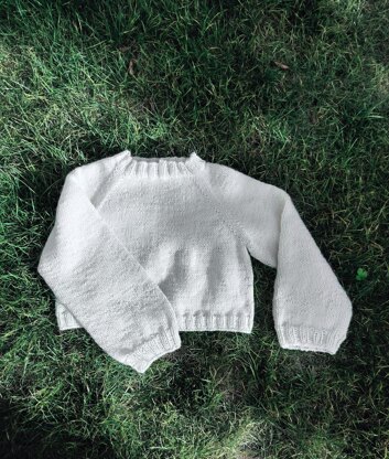Simple cropped sweater