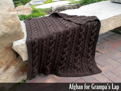 Afghan for Grampa's Lap