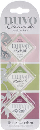 Tonic Studios Nuvo Diamond Hybrid Ink Pads 3/Pkg - Rose Garden | LoveCrafts