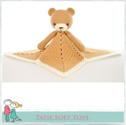 Lovey Blanket Bear Security Blanket Teddy