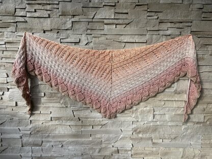 Flat Triangular Scarf "Gaia"